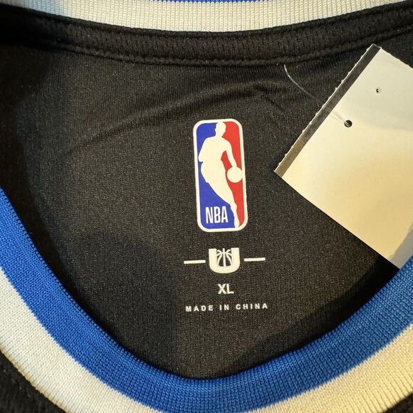 Dallas Mavericks NBA Basketball Club Jersey Black XL Sleeveless Embroidered Logo - Picture 7 of 8